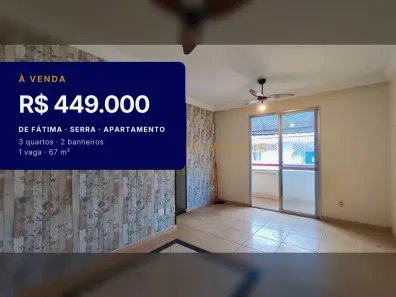 Apartamento com 3 Quartos à venda, 67m² no de Fátima, Serra