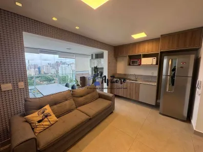 Apartamento com 1 Quarto para venda ou aluguel, 38m² no Cidade Monções, São Paulo