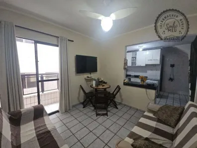 Apartamento com 1 Quarto para alugar, 60m² no Guilhermina, Praia Grande