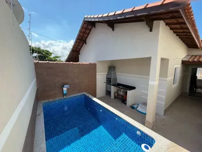 Casa de Condomínio com 2 Quartos à venda, 63m² no Balneario Itaguaí, Mongaguá