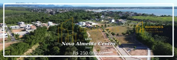 Lote/Terreno à venda, 300m² no Nova Almeida Centro, Serra