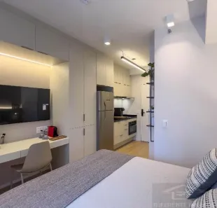 Apartamento com 1 Quarto para alugar, 21m² no Paraíso, São Paulo
