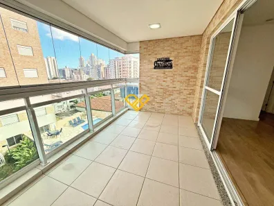 Apartamento com 3 Quartos para alugar, 103m² no Ponta da Praia, Santos