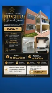 Casa de Condomínio com 4 Quartos para alugar, 197m² no Pitangueiras, Lauro de Freitas