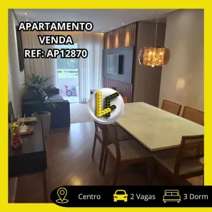 Apartamento com 3 Quartos à venda, 85m² no Centro, Diadema