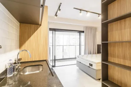 Kitnet com 1 Quarto à venda, 30m² no Indianópolis, São Paulo