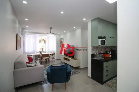 Apartamento com 3 Quartos à venda, 100m² no José Menino, Santos
