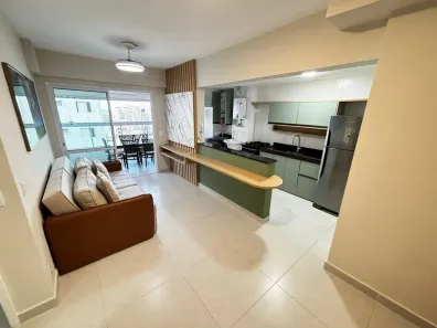 Apartamento com 2 Quartos para alugar, 74m² no Vila Alzira, Guarujá