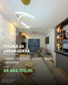 Apartamento com 2 Quartos à venda, 50m² no Jardim Tropical, Serra