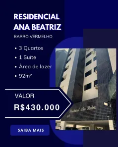 Apartamento com 3 Quartos à venda, 98m² no Barro Vermelho, Natal