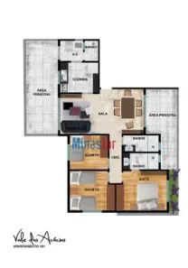Apartamento com 3 Quartos à venda, 106m² no Santa Tereza, Belo Horizonte