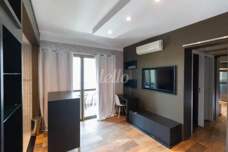 Apartamento com 1 Quarto para alugar, 48m² no Brooklin Paulista, São Paulo
