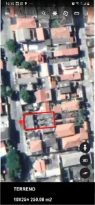 Lote/Terreno à venda, 250m² no Bela Vista, Osasco