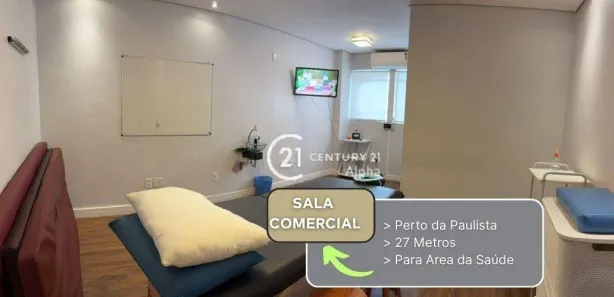 Sala Comercial para alugar, 37m² no Bela Vista, São Paulo