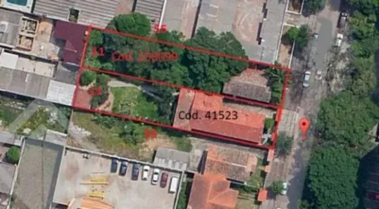 Lote/Terreno à venda, 605m² no Cristal, Porto Alegre