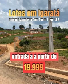 Lote/Terreno à venda, 600m² no Recanto das Águas, Igaratá