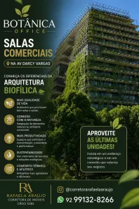 Sala Comercial à venda, 32m² no Parque 10 de Novembro, Manaus