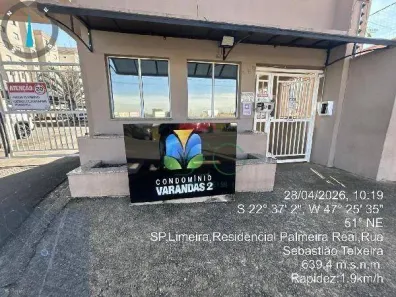 Apartamento com 2 Quartos à venda, 47m² no Residencial Rubi, Limeira