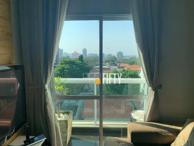 Apartamento com 1 Quarto para venda ou aluguel, 45m² no Indianópolis, São Paulo