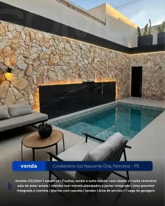 Casa de Condomínio com 3 Quartos à venda, 140m² no Fernando Idalino, Petrolina