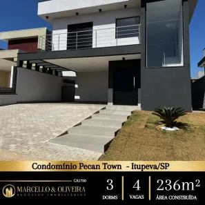 Casa de Condomínio com 3 Quartos à venda, 169m² no Residencial Pecan, Itupeva