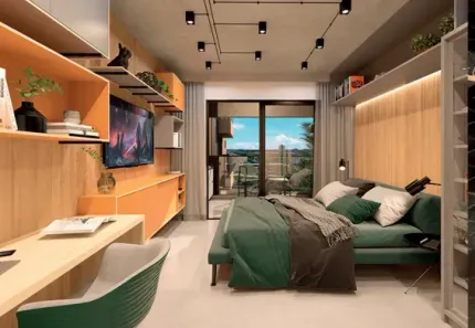 Apartamento com 1 Quarto à venda, 38m² no Vila Monte Alegre, Ribeirão Preto