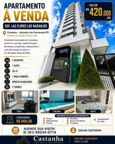 Apartamento com 2 Quartos à venda, 56m² no Candeias, Jaboatão dos Guararapes