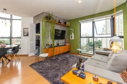 Apartamento com 2 Quartos para alugar, 80m² no Moema, São Paulo