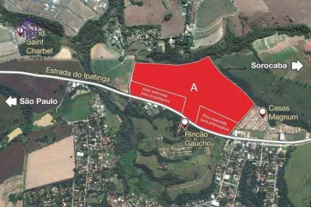 Lote/Terreno à venda, 400000m² no Vivendas do Lago, Sorocaba