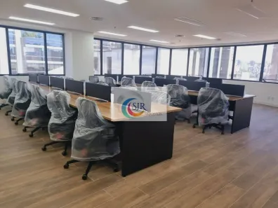Sala Comercial para alugar, 223m² no Cidade Monções, São Paulo