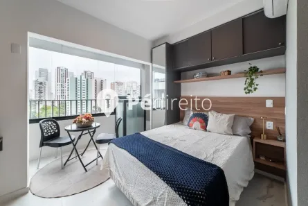 Apartamento com 1 Quarto para alugar, 24m² no Tatuapé, São Paulo