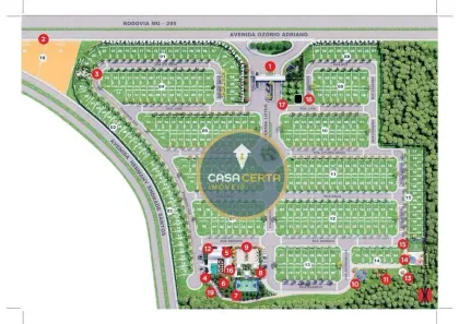 Lote/Terreno à venda, 250m² no Recreio dos Bandeirantes, Uberaba