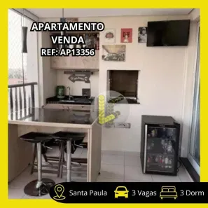 Apartamento com 3 Quartos à venda, 85m² no Santa Paula, São Caetano do Sul