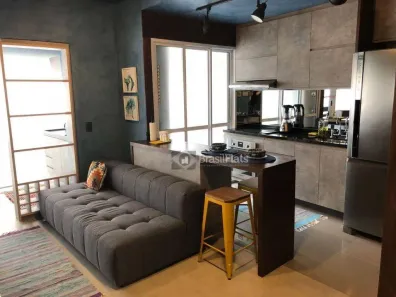 Flat com 1 Quarto para alugar, 48m² no Vila Gertrudes, São Paulo