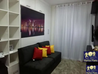 Flat com 1 Quarto para alugar, 37m² no Indianópolis, São Paulo