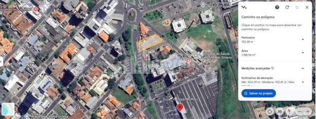 Lote/Terreno à venda, 1189m² no Olarias, Ponta Grossa