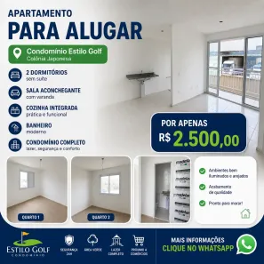 Apartamento com 2 Quartos para alugar, 25m² no Novo Aleixo, Manaus