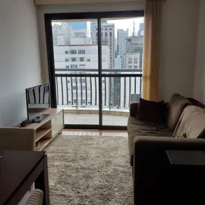 Apartamento com 1 Quarto para alugar, 45m² no Jardim Paulista, São Paulo