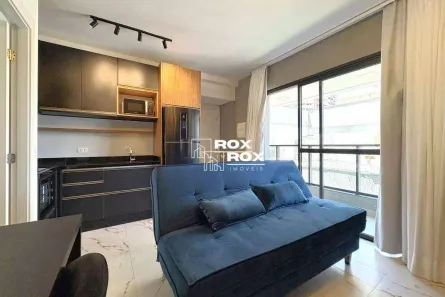 Apartamento com 1 Quarto para alugar, 52m² no Batel, Curitiba