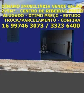 Ponto Comercial à venda, 275m² no Centro, Ribeirão Preto