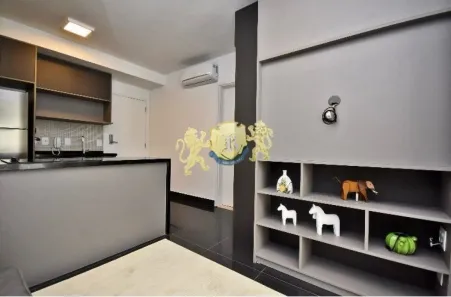 Flat com 1 Quarto para alugar, 49m² no Pinheiros, São Paulo