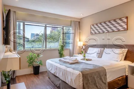 Flat com 1 Quarto à venda, 32m² no Cidade Monções, São Paulo