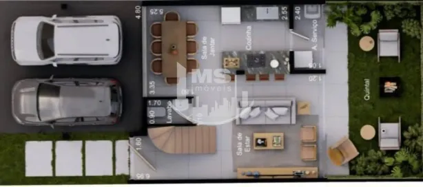Casa de Condomínio com 3 Quartos à venda, 110m² no Jardim das Paineiras, Campinas