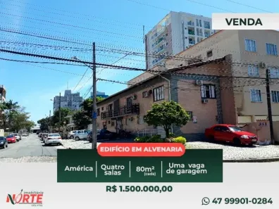 Prédio Comercial com 1 Quarto à venda, 310m² no América, Joinville