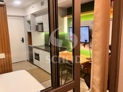 Apartamento com 1 Quarto para alugar, 21m² no Moema, São Paulo