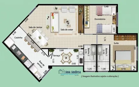 Apartamento com 2 Quartos à venda, 81m² no Parque Esplanada, Embu das Artes