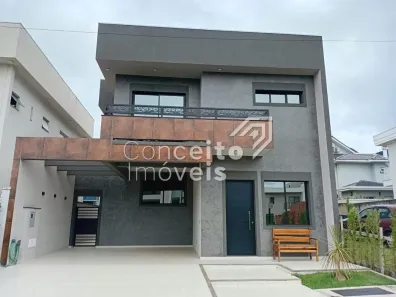 Casa de Condomínio com 4 Quartos à venda, 185m² no Cará-cará, Ponta Grossa