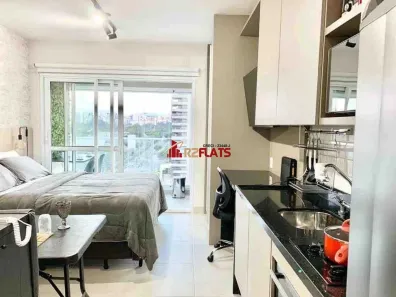 Flat com 1 Quarto para alugar, 24m² no Indianópolis, São Paulo