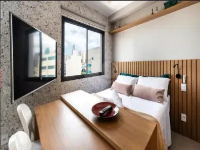 Apartamento com 1 Quarto para venda ou aluguel, 26m² no Bela Vista, São Paulo