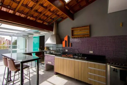 Cobertura com 3 Quartos à venda, 145m² no Vila Valparaíso, Santo André